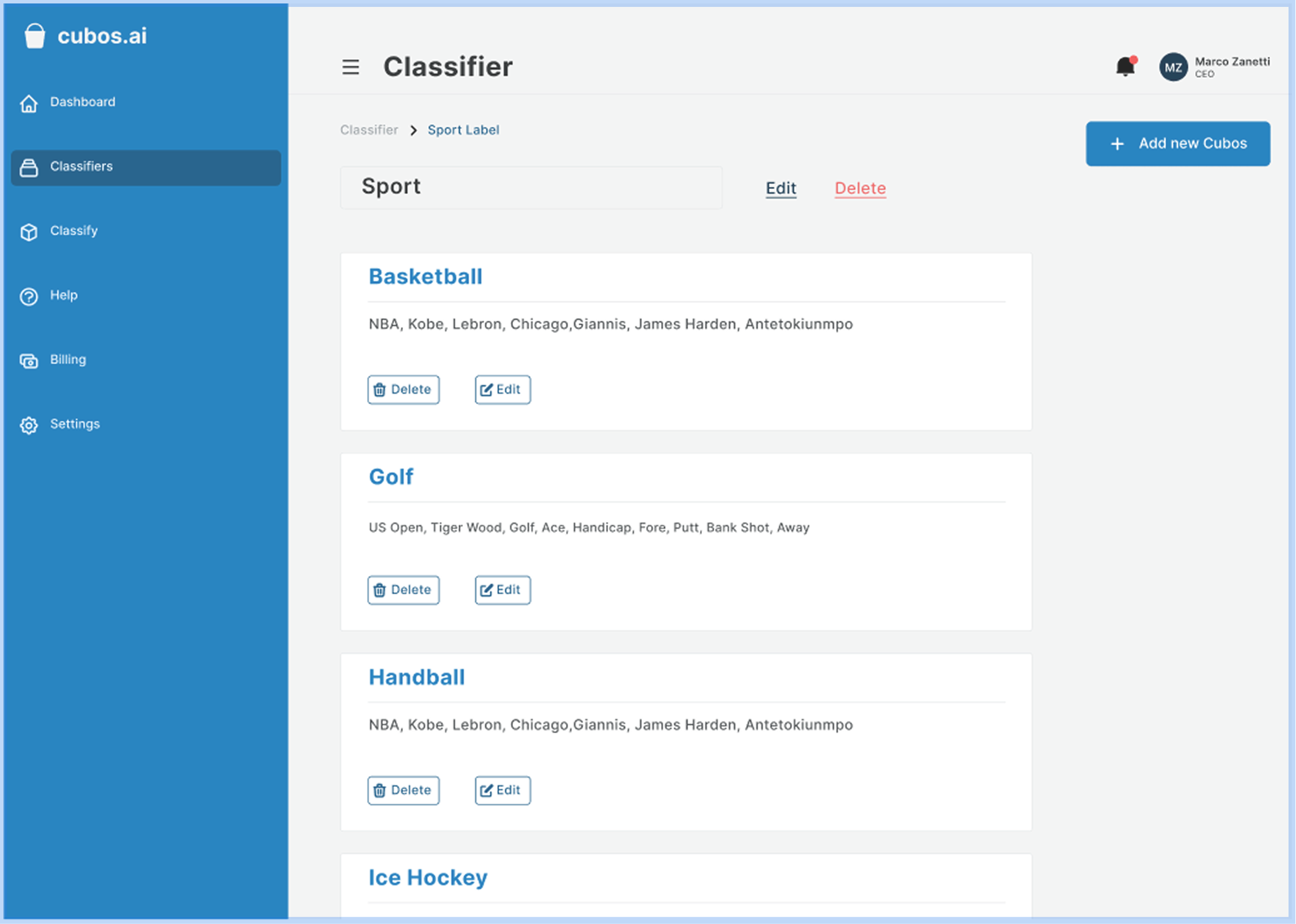 Cubos Dashboard 4
